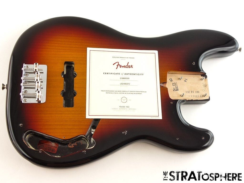 Fender American Performer Precision P Bass BODY & HARDWARE USA 3TS Sunburst