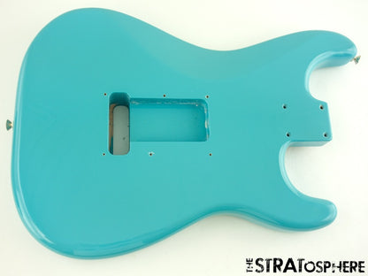 LEFTY Fender Player II Stratocaster Strat BODY Guitar Parts Alder Aquatone Blue