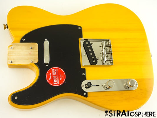 LOADED LEFTY Fender Squier 50s Telecaster Tele, BODY Guitar Butterscotch BLD.