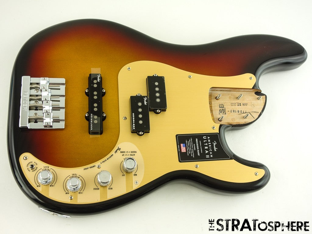Fender American Ultra II P Bass LOADED BODY Precision USA Ultraburst