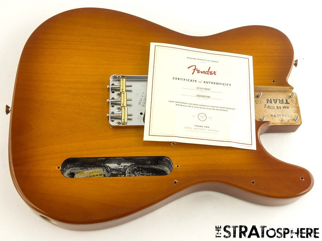 American Performer Fender Telecaster Tele BODY + HARDWARE, USA Honey Burst.