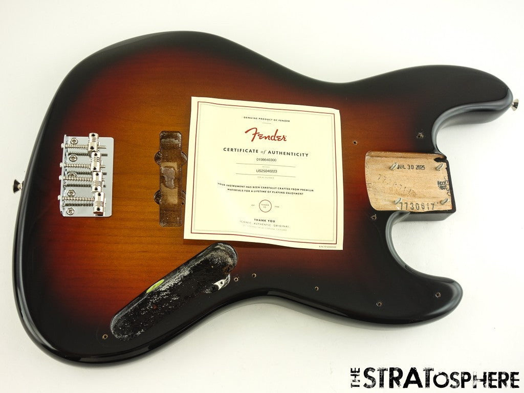 Fender American Professional Classic Jazz Bass BODY + HARDWARE J Bass Sunburst