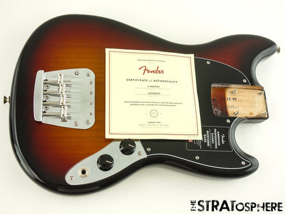 Fender American Professional Classic Mustang Bass LOADED BODY J Bass Sunburst