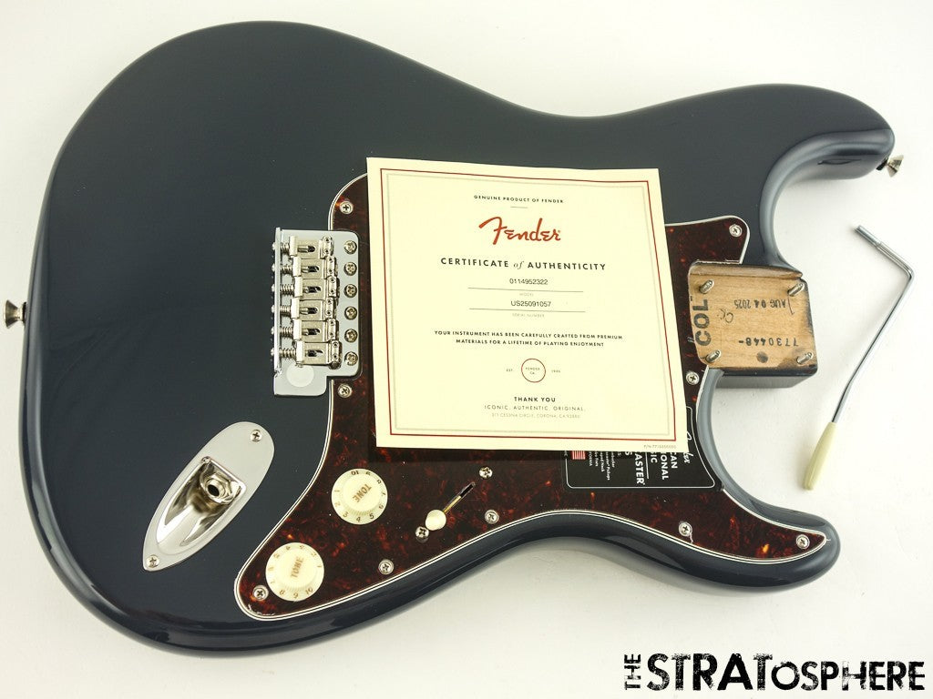 Fender American Professional Classic Strat HSS LOADED BODY USA Faded Black