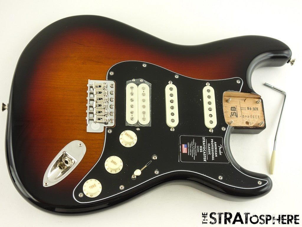 Fender American Professional Classic Strat HSS LOADED BODY USA 3TS
