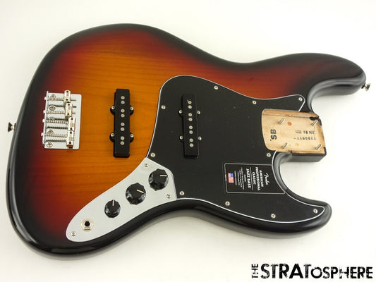 Fender American Professional Classic Jazz Bass LOADED BODY J Bass Sunburst