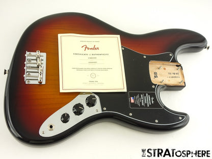 Fender American Professional Classic Jazz Bass LOADED BODY J Bass Sunburst