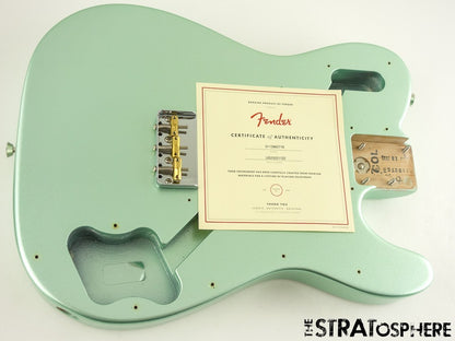 Fender American Professional II Tele Deluxe BODY + HARDWARE Mystic Surf Green