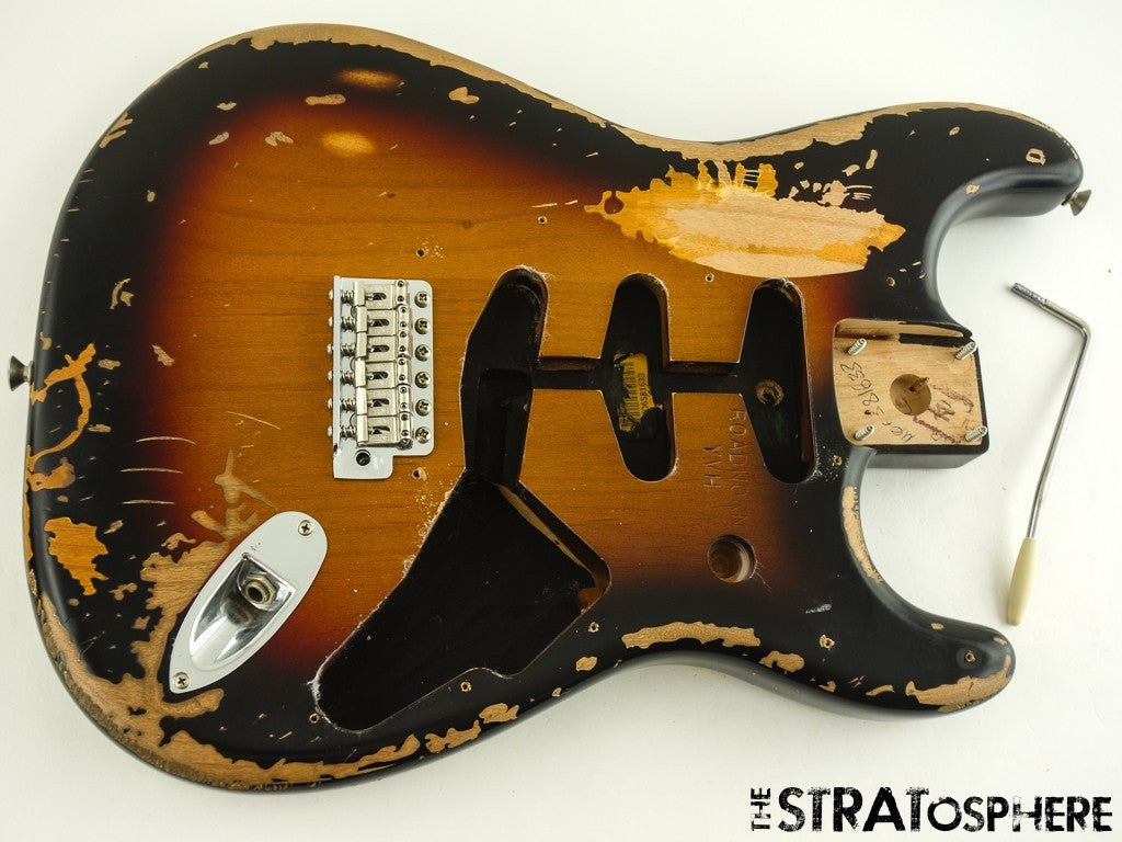 Fender Mike McCready Road Worn Stratocaster Strat BODY + HARDWARE Sunburst