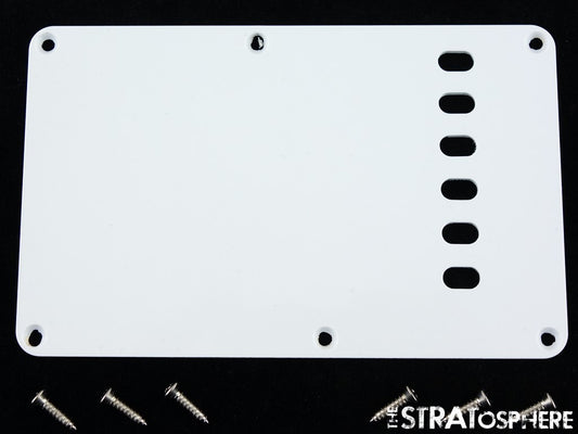 Fender Jimi Hendrix Stratocaster Strat TREMOLO COVER White Plate.