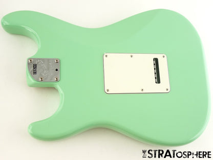 USA Fender Jeff Beck Strat BODY + HARDWARE, Part Surf Green