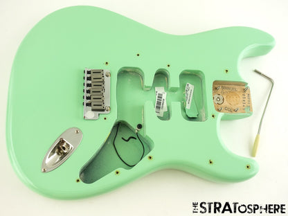 USA Fender Jeff Beck Strat BODY + HARDWARE, Part Surf Green