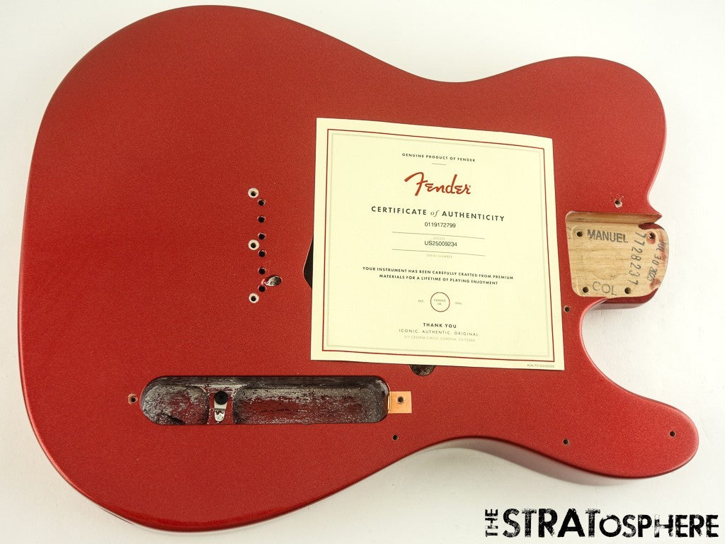 Fender American Ultra II Tele BODY USA Telecaster USA Guitar Sinister Red