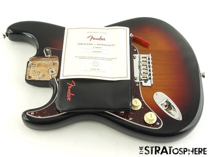 LEFTY Fender American Professional II Stratocaster LOADED BODY Strat 3TS