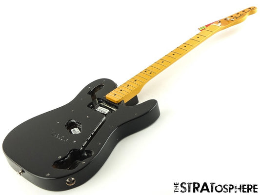 Fender AV II 1977 Tele Custom BODY + NECK, Telecaster Black