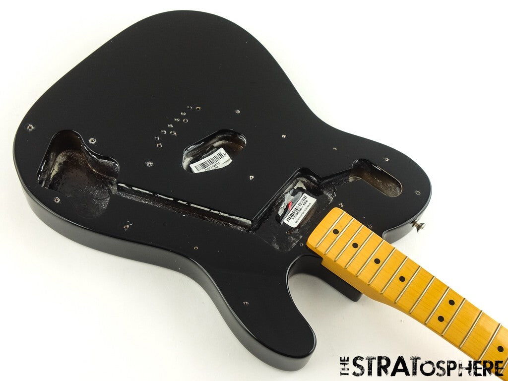 Fender AV II 1977 Tele Custom BODY + NECK, Telecaster Black