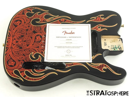 USA Fender James Burton Telecaster Tele BODY Guitar Paisley Flame