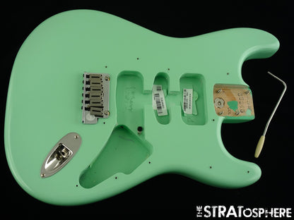 USA Fender Jeff Beck Strat BODY w/ HARDWARE, Part Surf Green