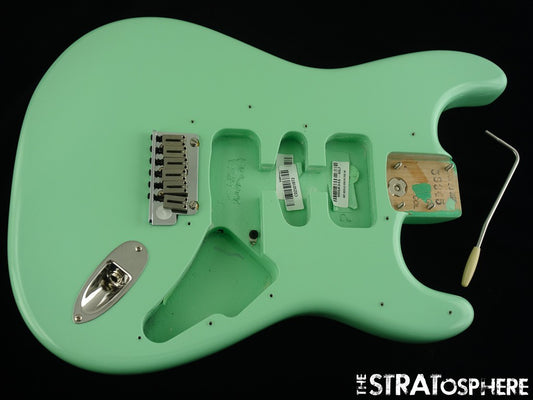 USA Fender Jeff Beck Strat BODY w/ HARDWARE, Part Surf Green