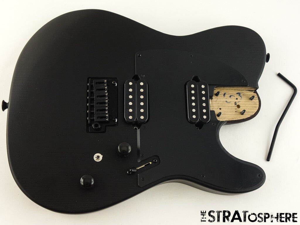 Charvel Pro Mod So-Cal Style SC2 2H 24 LOADED BODY Gotoh 510 Fishman Black Ash.