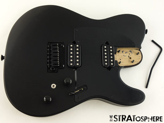 Charvel Pro Mod So-Cal Style SC2 2H 24 LOADED BODY Gotoh 510 Fishman Black Ash.