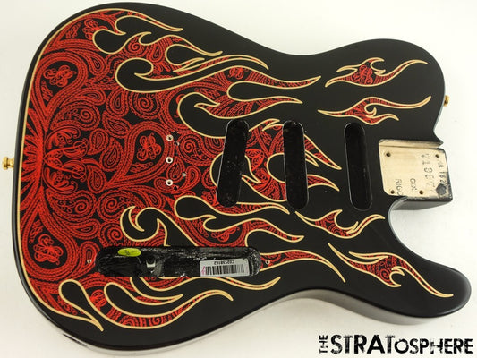 USA Fender James Burton Telecaster Tele BODY, Guitar Paisley Flame