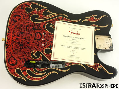 USA Fender James Burton Telecaster Tele BODY, Guitar Paisley Flame