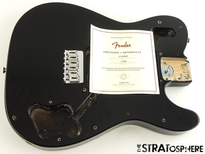 Fender AV II American Vintage 1975 Telecaster Deluxe BODY + HARDWARE Tele Black