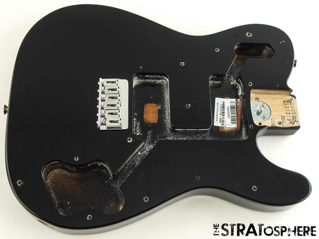 Fender AV II American Vintage 1975 Telecaster Deluxe BODY + HARDWARE Tele Black