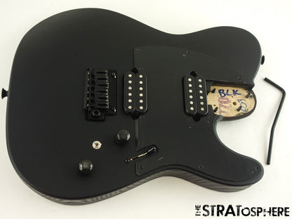 Charvel Pro Mod So-Cal Style SC2 2H 24 LOADED BODY Gotoh 510 Fishman Black Ash