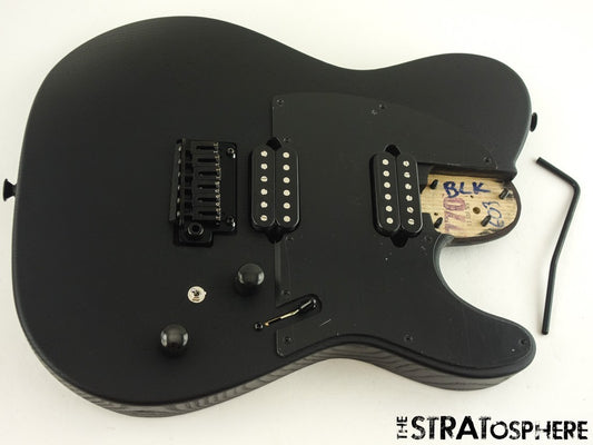 Charvel Pro Mod So-Cal Style SC2 2H 24 LOADED BODY Gotoh 510 Fishman Black Ash