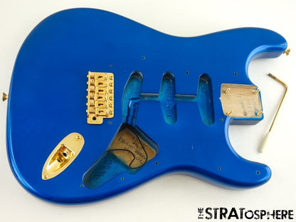 Fender Custom Shop 70th Annie 54 NOS Strat BODY & HARDWARE Aged Sapphire $30 OFF