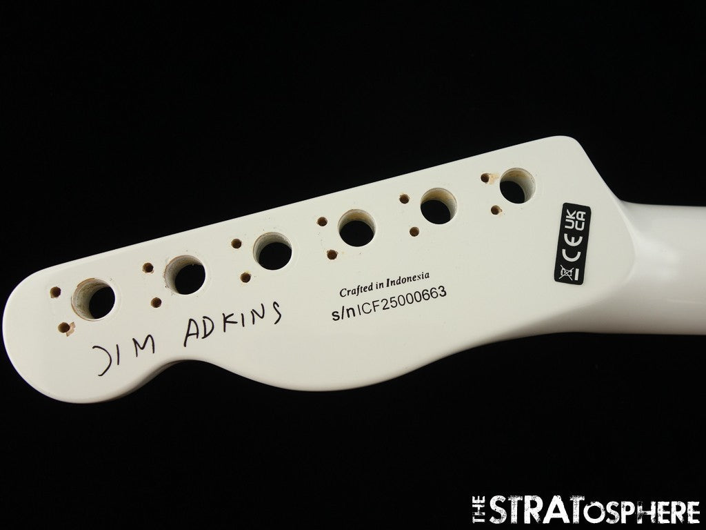 Fender JA-90 Jim Adkins Thinline Tele BODY + NECK Telecaster White Ash