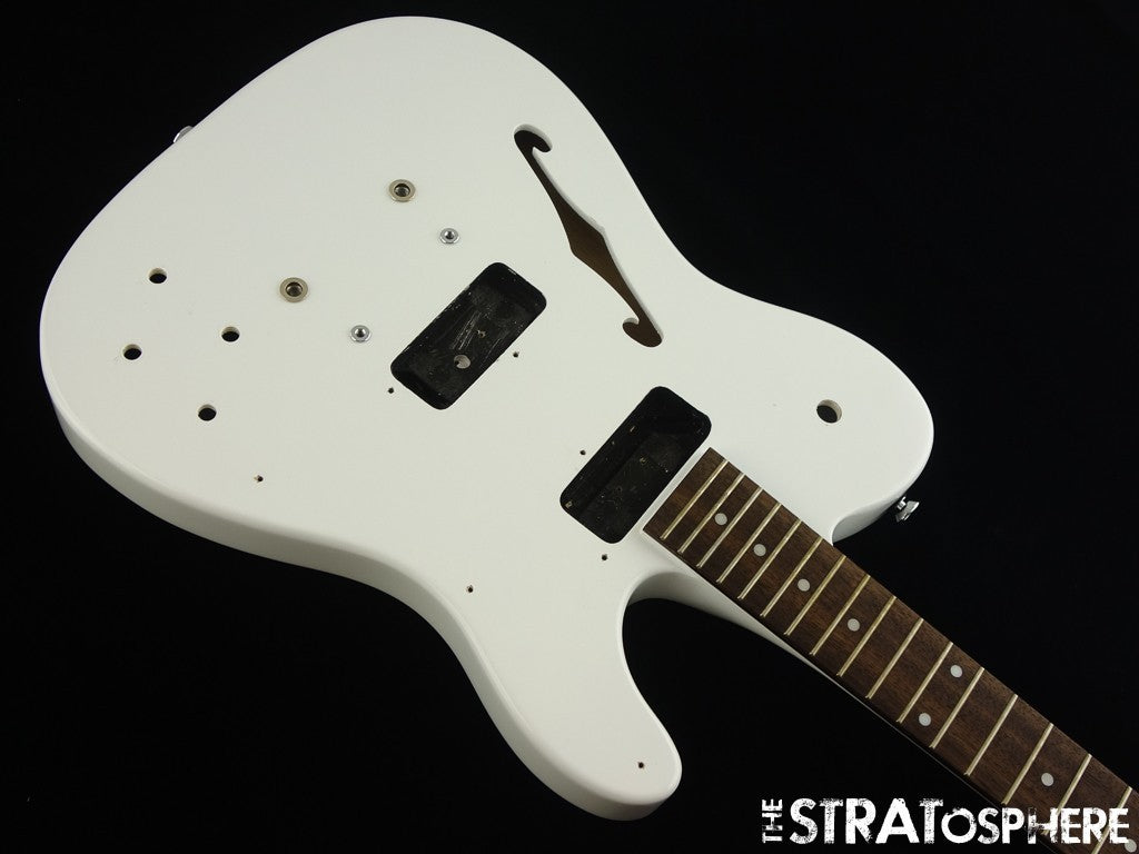 Fender JA-90 Jim Adkins Thinline Tele BODY + NECK Telecaster White Ash