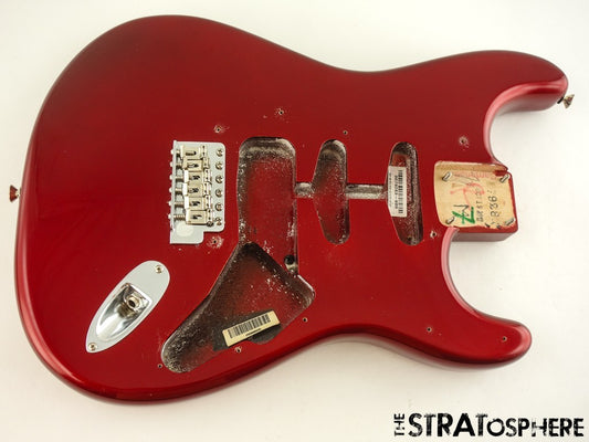 USED 2012 Fender American Special Strat BODY & HARDWARE, Guitar Candy Apple Red