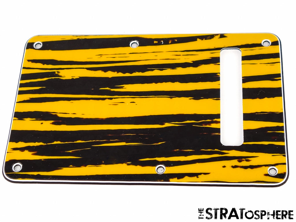 *NEW Tiger Stripe TREMOLO BACK COVER for Fender Stratocaster Strat 3 Ply