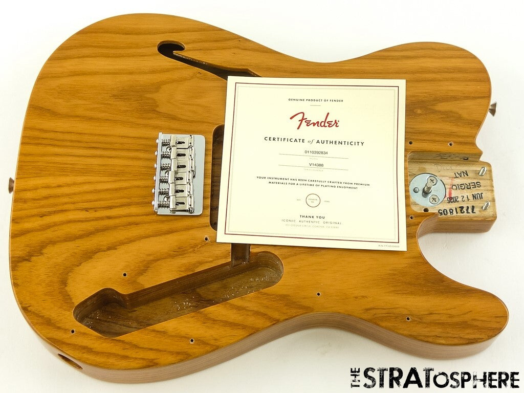 Fender AV II American Vintage 1972 Tele Thinline Semi-Hollow BODY + HARDWARE Nat