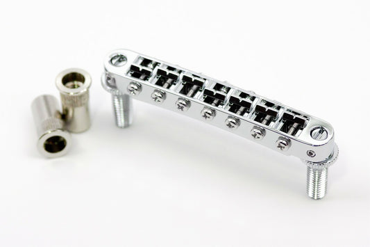NEW Tone Pros TP7-C LOCKING BRIDGE for Gibson Les Paul 7String Tuneomatic Chrome
