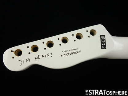 Fender JA-90 Jim Adkins Thinline Tele BODY & NECK Telecaster White Ash