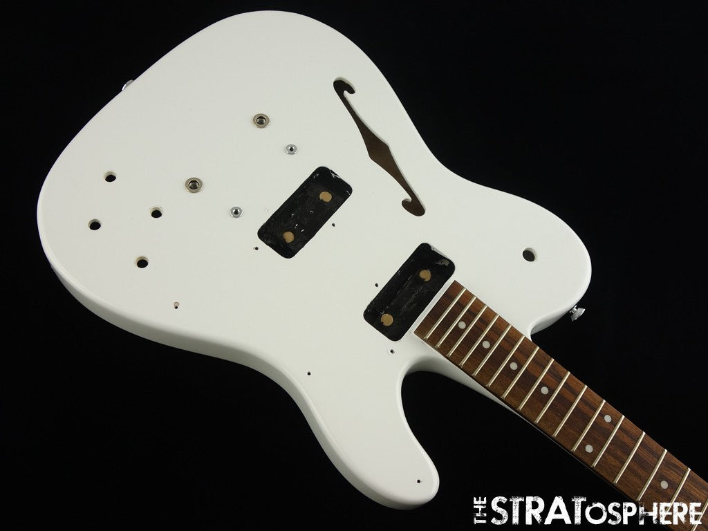 Fender JA-90 Jim Adkins Thinline Tele BODY & NECK Telecaster White Ash