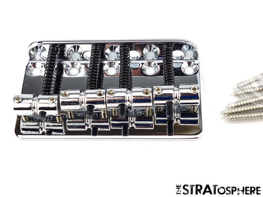 Fender Player Jazz Bass 4-Saddle Standard BRIDGE, Parts Chrome!