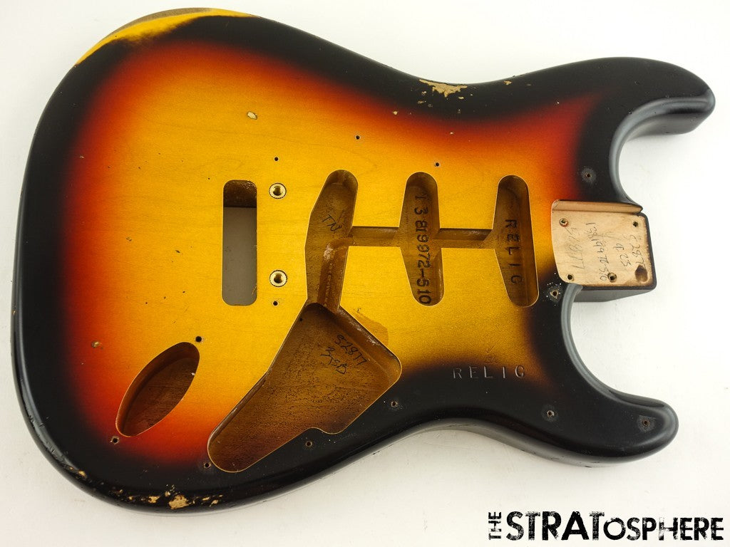 Fender USA Custom Shop Custom Strat Pro 2025 Relic BODY 3TS