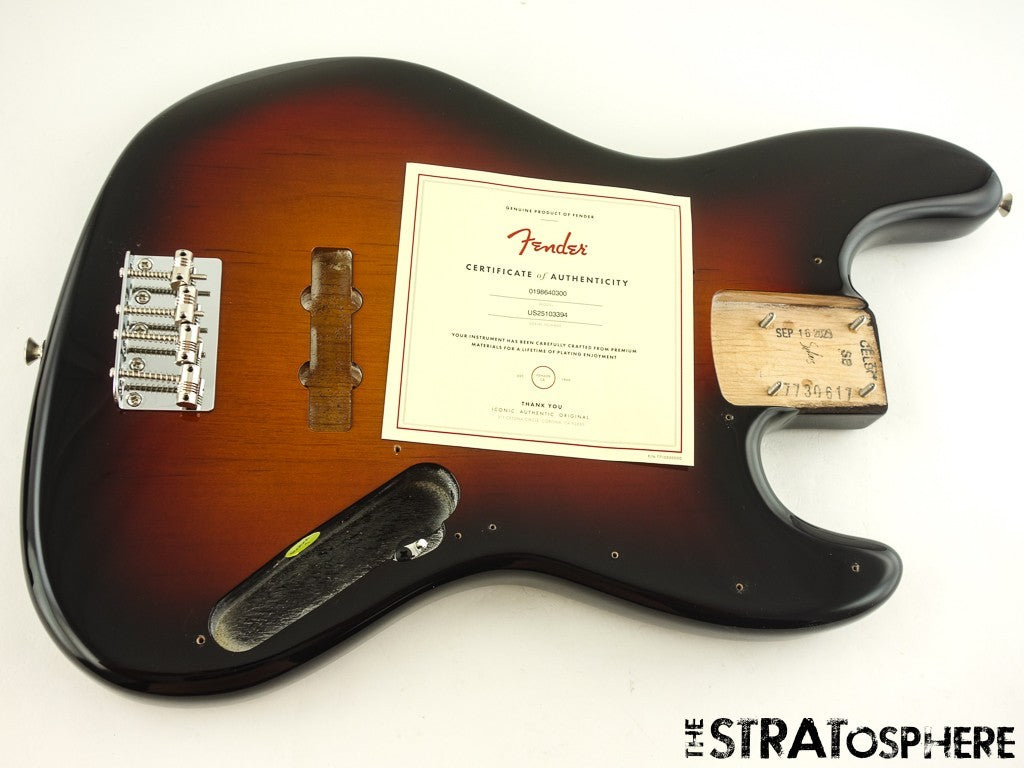 Fender American Professional Classic Jazz J Bass BODY +HARDWARE 3TS