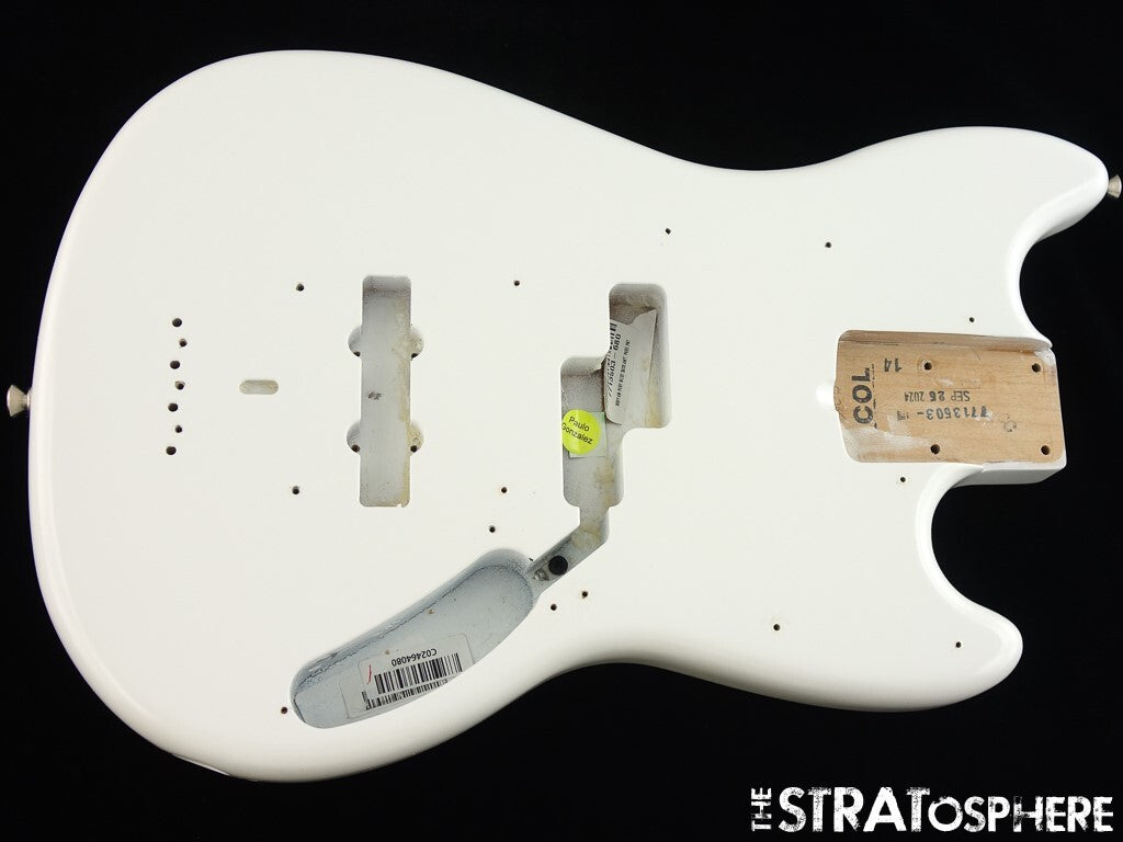Fender American Performer Mustang Bass BODY, USA Parts Arctic White