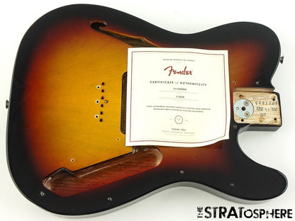 Fender AV II American Vintage 1972 Tele Thinline Semi-Hollow Ash BODY 3TS