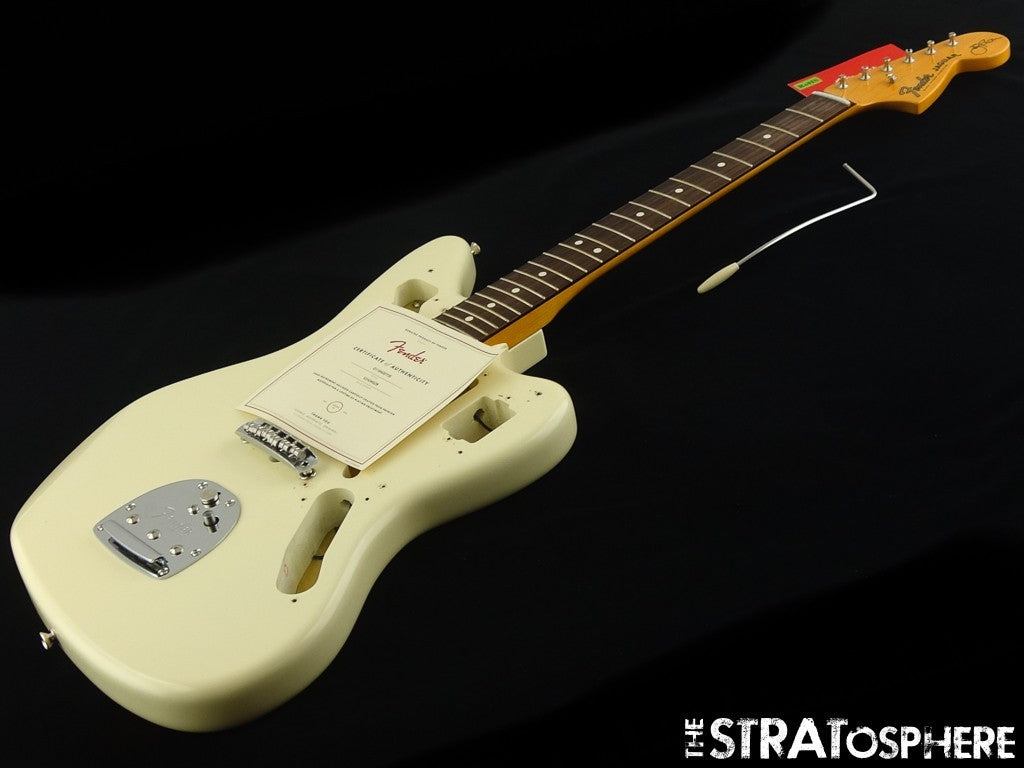 Fender American Johnny Marr Jaguar BODY & NECK & HARDWARE Nitro Rosewood White