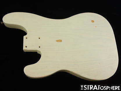 Fender Mike Dirnt Road Worn P Bass BODY & PICKGUARD Precision NITRO White Blonde