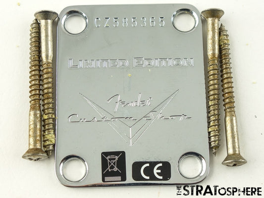USA Fender Custom Shop 1960 Telecaster Custom Journeyman NECK PLATE Tele Ltd 60
