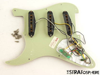 USED 2008 Fender American Strat Tex Mex LOADED PICKGUARD Guitar Parts Tortoise