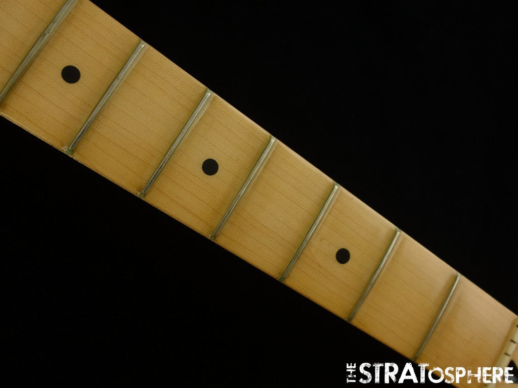 USED Fender 1998 MIM Stratocaster Strat NECK + TUNERS Guitar Parts Maple